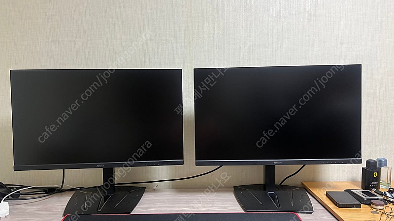 새제품급 165hz 27인치 모니터 알파스캔 고성능 게이밍 모니터 팝니다 (2대)