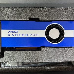 AMD 라데온 PRO W5700 그래픽 카드 신동품 팝니다.