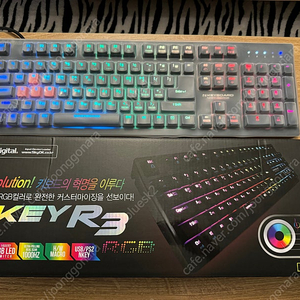 기계식 키보드 스카이디지탈 NKEYBOARD NKEY-R3 RGB (갈축)