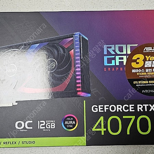 [신품급/하남미사] ASUS ROG STRIX 지포스 RTX 4070 SUPER O12G GAMING OC D6X 12GB