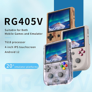 앤버닉 RG405V 추억의 패미콤, 아케이드부터 PS2까지 가능한 레트로 에뮬 & 안드로이드 12 휴대용 게임기