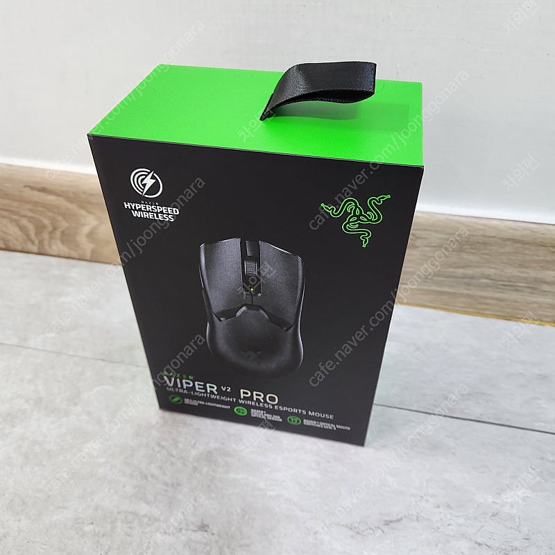 레이저 바이퍼 V2 PRO RAZER VIPER V2 PRO 블랙 레이저코리아 국내정식수입 정품 미개봉 새 제품 팝니다.(네이버페이 O)