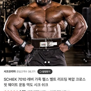 시크 쉬크 레버형 가죽 리프팅 벨트