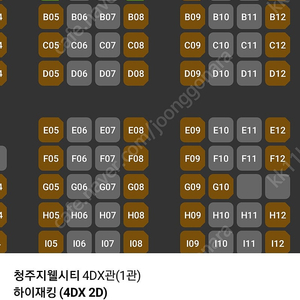 cgv 4dx, imax, 스윗박스, 스크린엑스 1매당 9500원