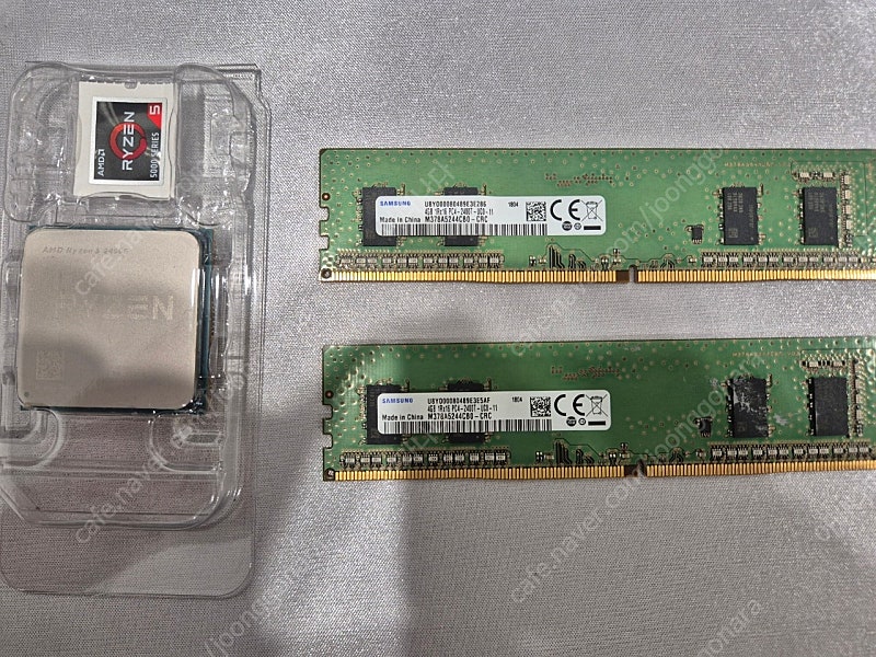 amd 2400g ddr4 4기가 2개 일괄 팝니다. 택포