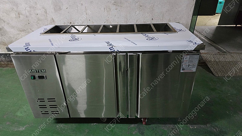[판매]키스템-뒷줄바트8구 반찬냉장고1500, 부성에버레스트-1800냉동냉장고(간냉식)