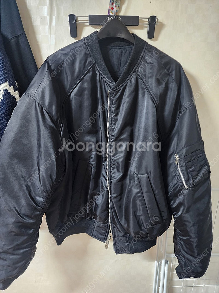 준지 22fw 퀼팅 리버시블 마원 50사이즈--2