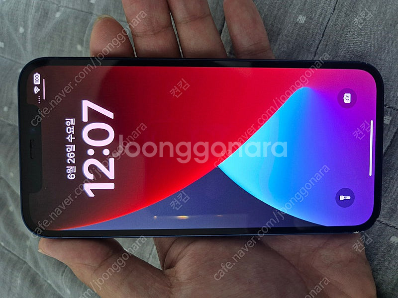 아이폰 12 64gb 용달블루 28만원--3