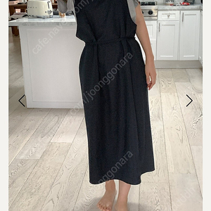 헤이그 스트랩 원피스 (차콜) haag a wrap strap dress (charcoal)