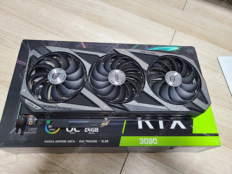 asus rog strix rtx 3090 oc 24gb 팝니다.