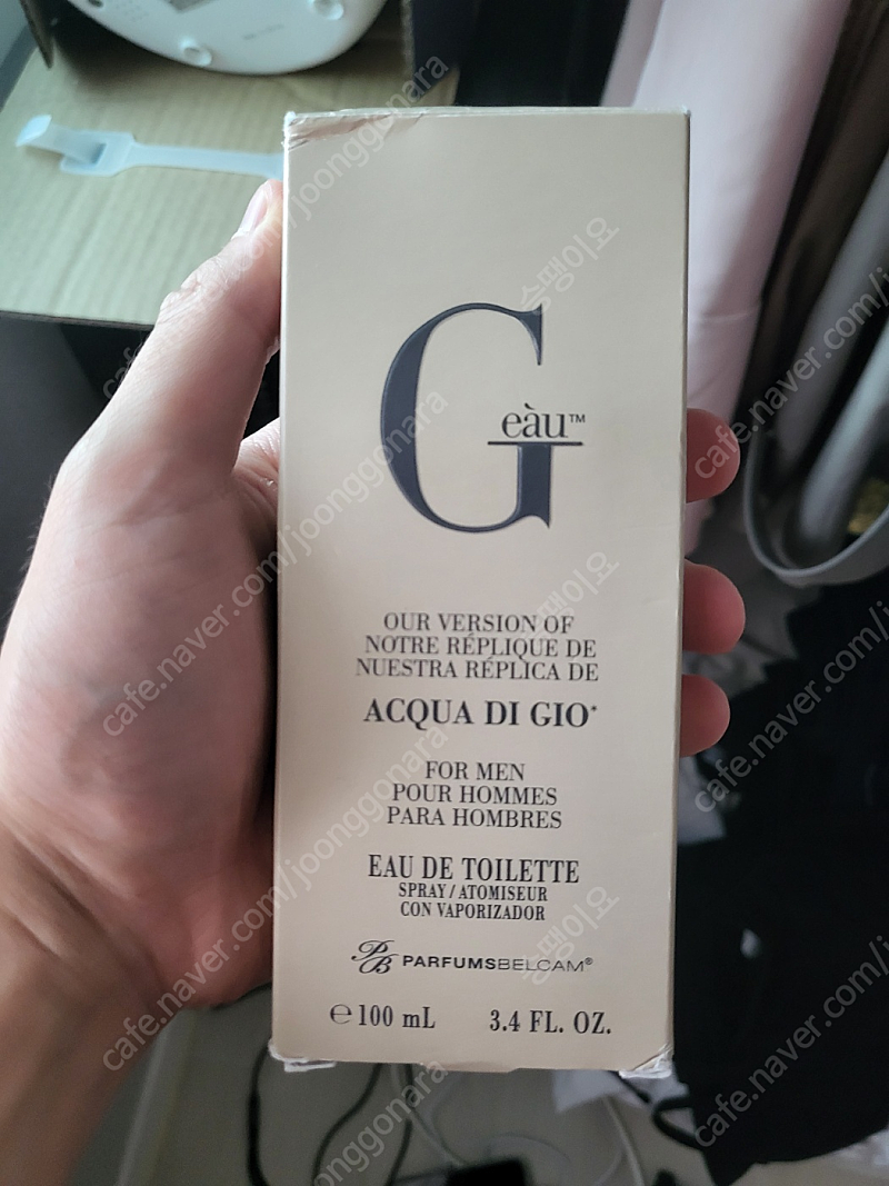 Geau 남자 향수 3.4oz Acqua Di Gio Inspiration 미개봉