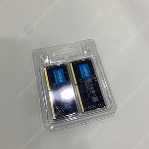 노트북용 마이크론 크루셜 DDR5 5600 16기가 2개 팝니다.