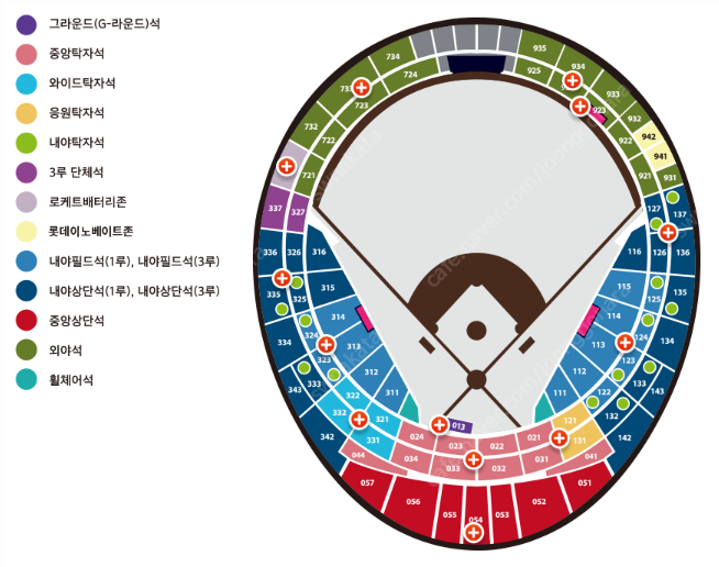 6월29일 토요일 롯데 vs 한화 3루 내야필드석 314블럭 우통 2연석