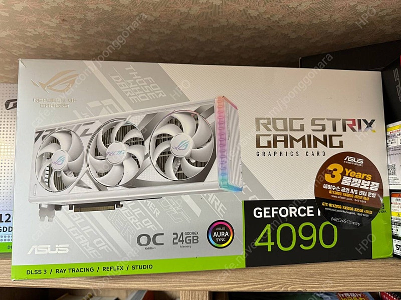 ASUS RTX4090 WHITE STRIX OC 화이트 스트릭스 판매합니다 화스