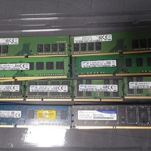 삼성전자 ﻿ PC 데스크탑 노트북 메모리 RAM 램 DDR4 ﻿8G 8기가 DDR3 8G 8기가 4G 4기가 2G 2기가 양면 단면 저렴히 팝니다