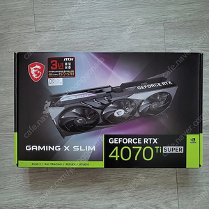 미개봉) RTX 4070TI SUPER GAMING X SLIM 4070TI 슈퍼