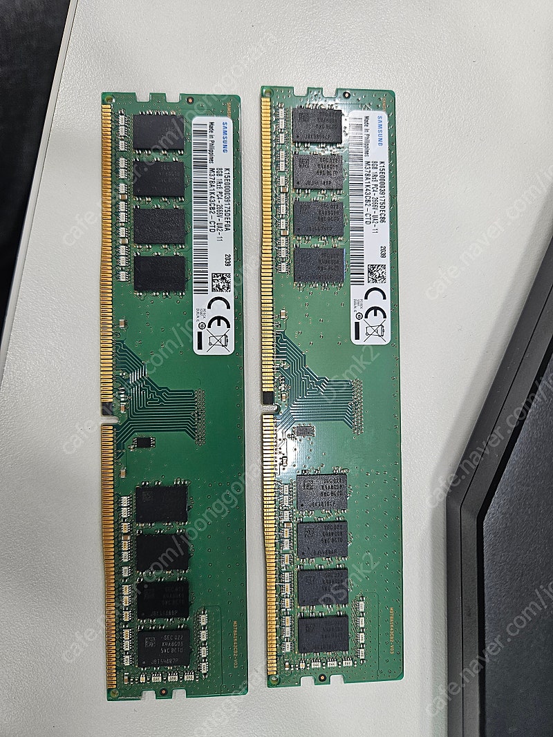 삼성 램 DDR4 8기가 (2666) 2개 3만원에 팝니다