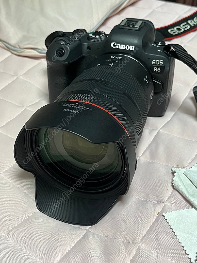 캐논 Eos r6 + Rf24-70 팝니다.