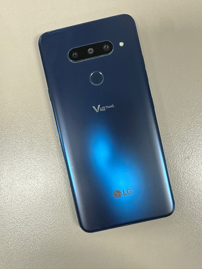 (LG U+)LG V40 128기가 블루 미파손 가성비 꿀폰 5만원 판매해요