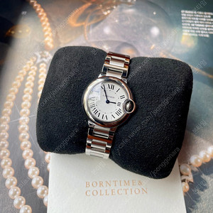 W69010Z4 까르띠에 발롱블루 28mm 스틸 쿼츠 Cartier