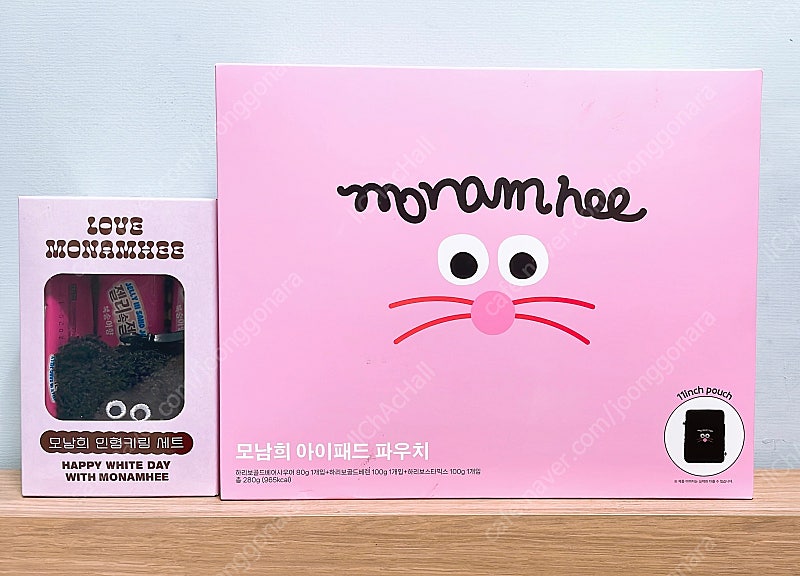 개별판매:)모남희 아이패드 파우치/얼굴 키링