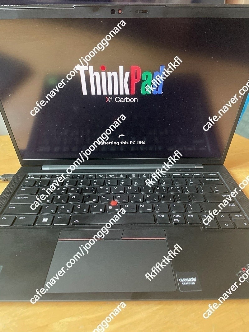 thinkpad 씽크패드 X1 G10 레노버 고급형 i7-1260p ram16g ssd 512g 윈도우11프로 새상품급 판매