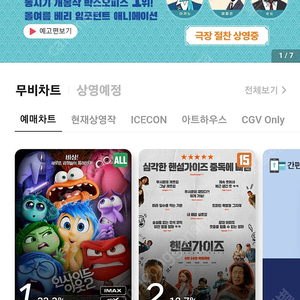 메가박스, CGV 팝콘 콤보 영화