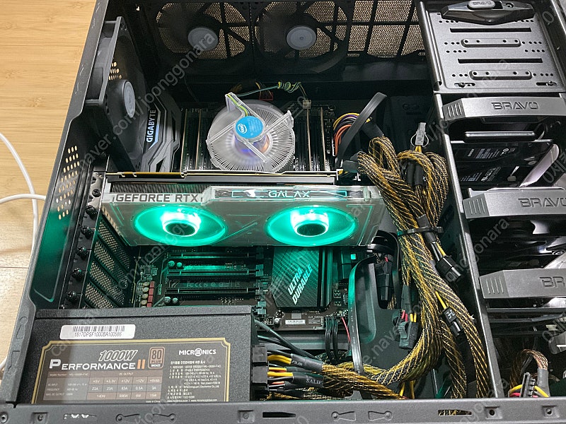 고사양게이밍PC 본체 i9-10900X/ RTX2080Ti/64gb/SSD1T/HDD4T