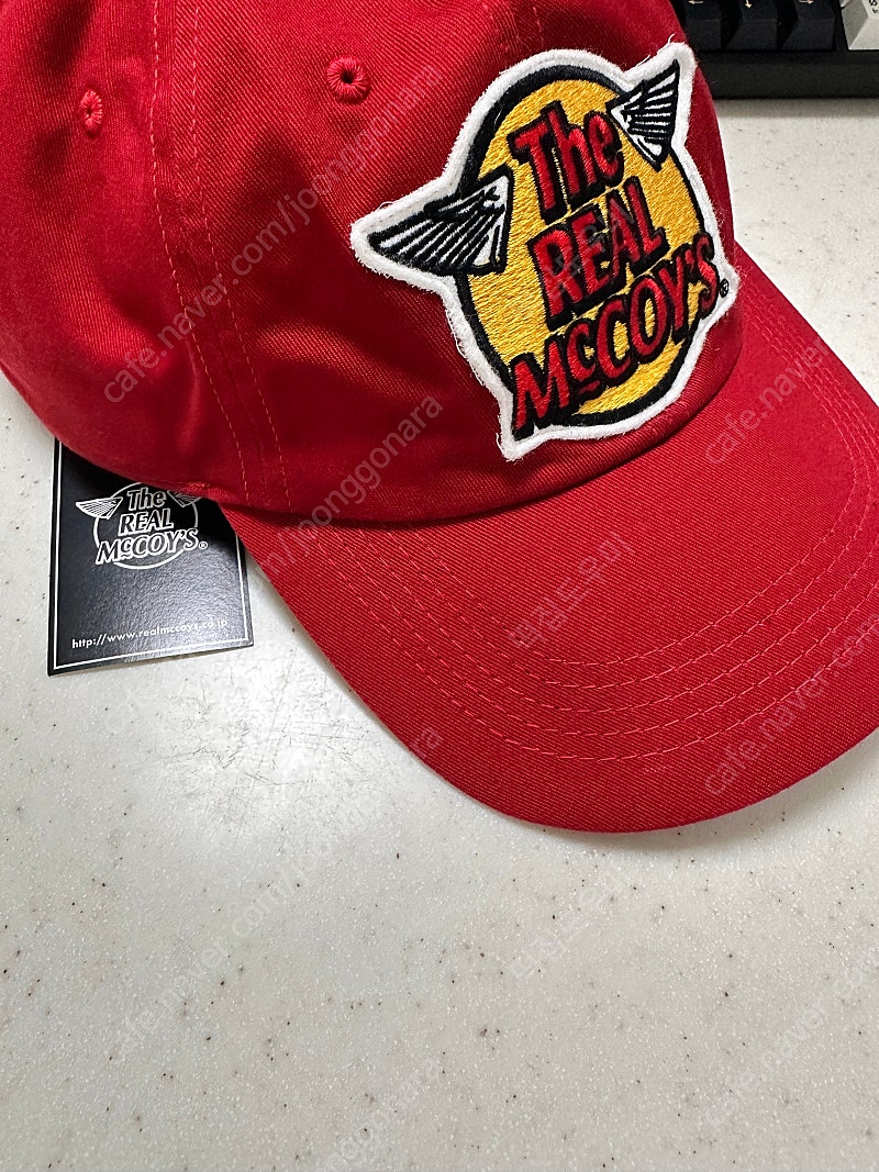 (판매) 리얼맥코이 베이스볼캡 모자 빨간색 The Real Macoy Ball Cap Red