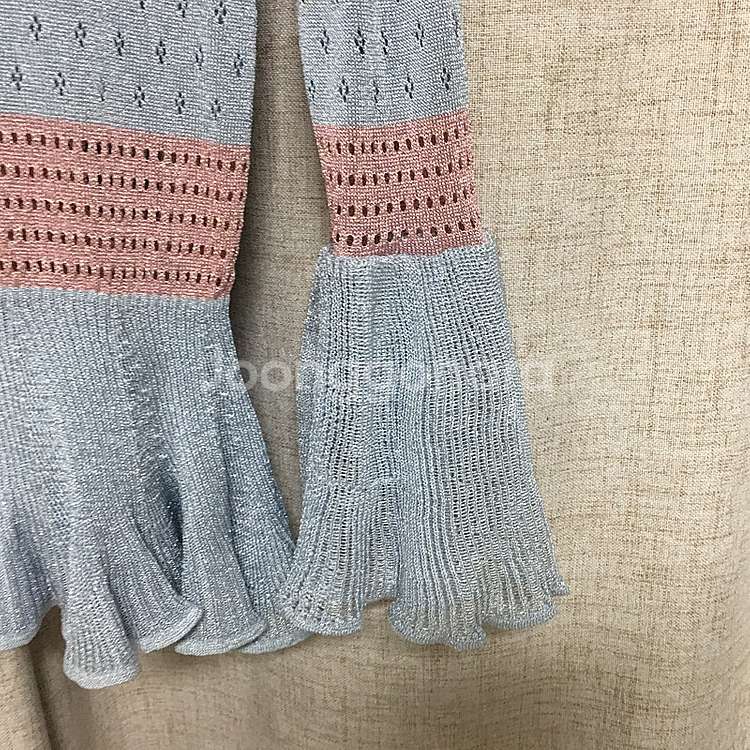 셀프포트레이트 글리터 러플 니트 S--3