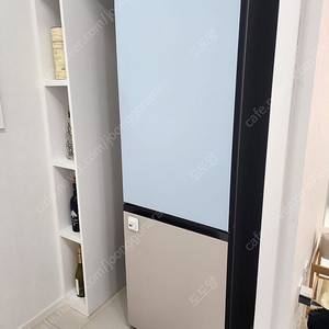 비스포크 투도어 냉장고 333L(RB33T3004AP)