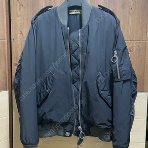 오프화이트 / 16FW 봄버 자켓 MA-1 / 그레이 / S