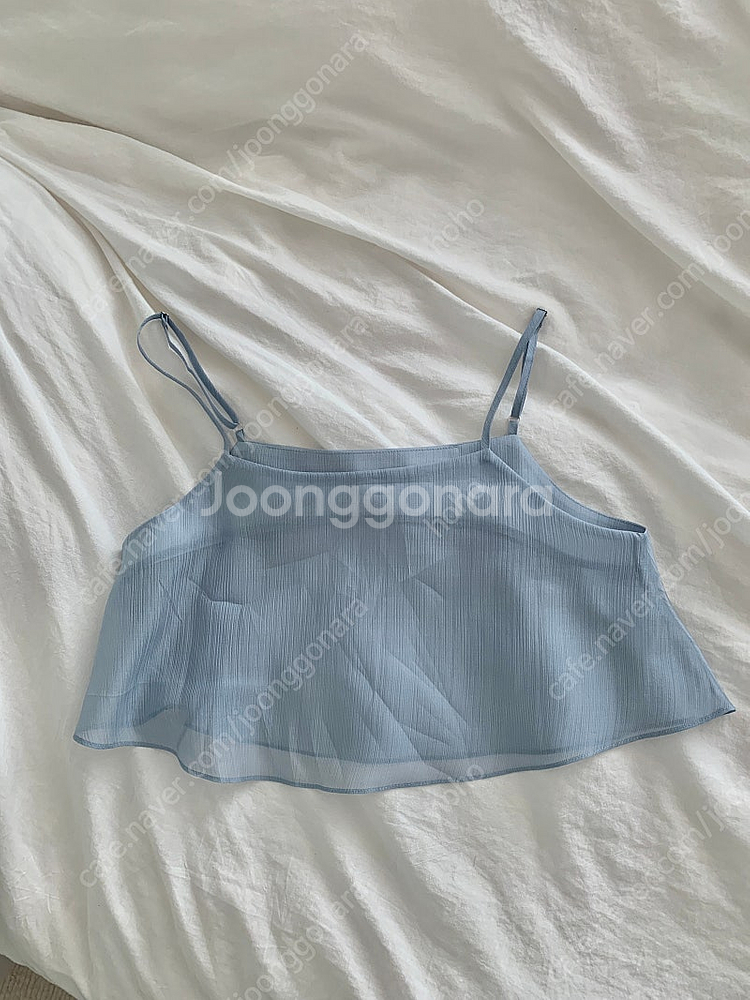 킨다베이지 안네 시어 레이어드 블라우스 워커스카이 컬러...--5