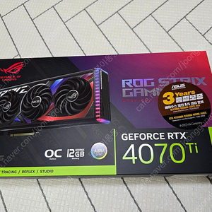 ASUS ROG STRIX RTX 4070Ti 스트릭스 OC 판매합니다.