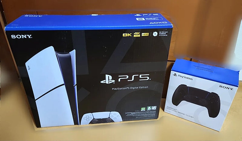 새상품 PS5 슬림 디지털에디션 + 추가 블랙 듀얼센스