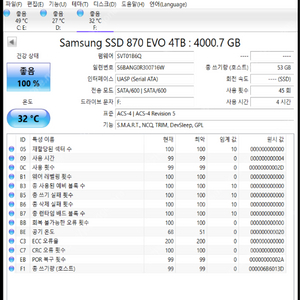 삼성 SSD 4TB 2개