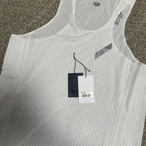 소어러닝 / Race vest 싱글렛 화이트 / L