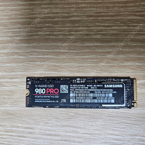 삼성 SSD 980 PRO 2TB 택포 16만원에 팝니다.