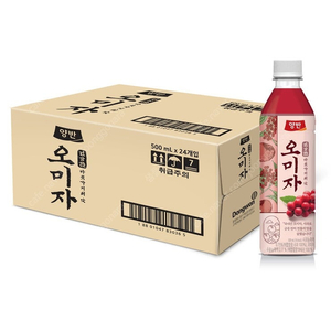 양반 오미자차 500ml x 24병