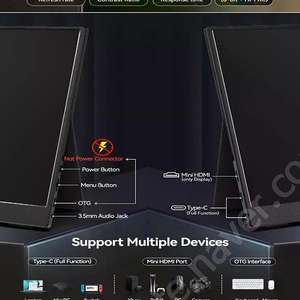 13.3인치 OLED 포터블 모니터 새제품 12만원 무료배송 bimawen