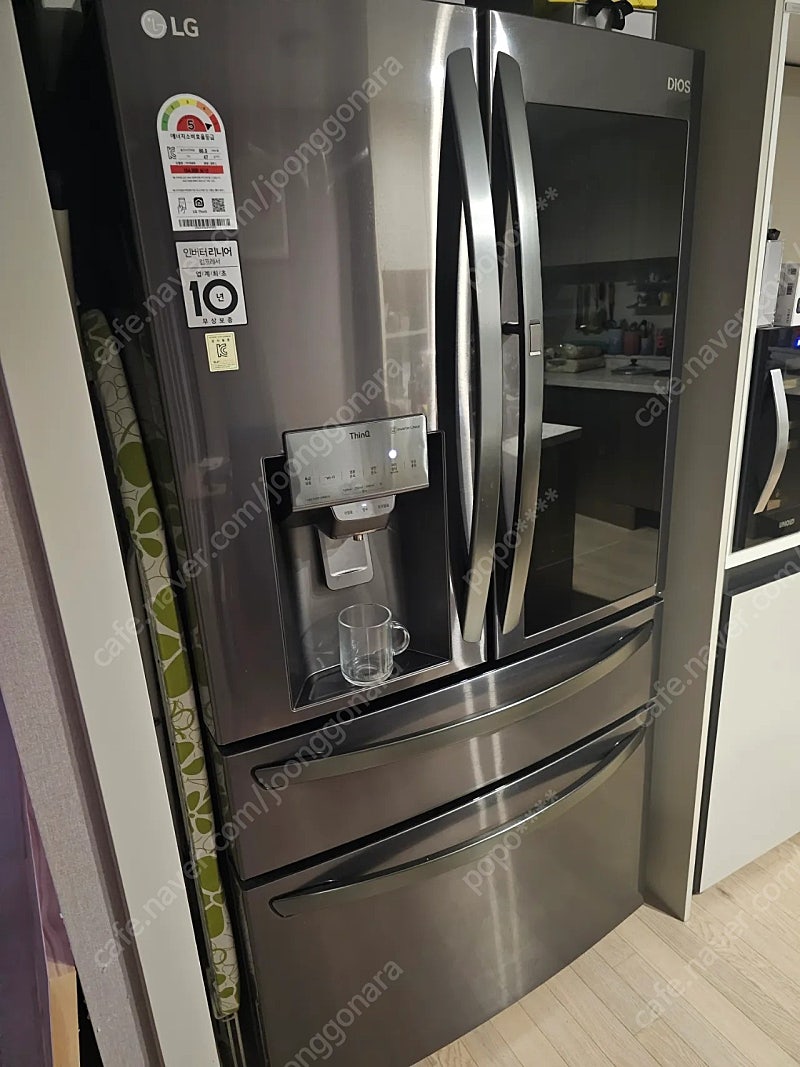 LG Dios 얼음정수기 냉장고 초특가 새것컨디션 f615sb35 가격인하