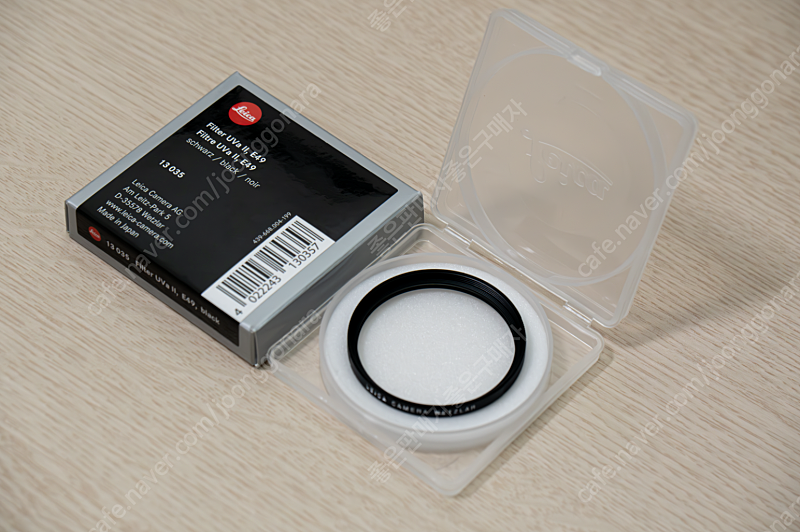 라이카Q 시리즈용 필터 Leica Filter UVa II E49 Black 판매 (49mm면 다른 렌즈도 맞아요)