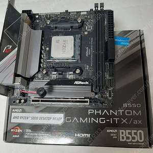 라이젠3500x, b550i 보드셋