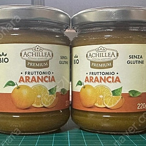 아킬레아 프루토미오 유기농 오렌지 잼 3 딸기잼 1 총 4개 운