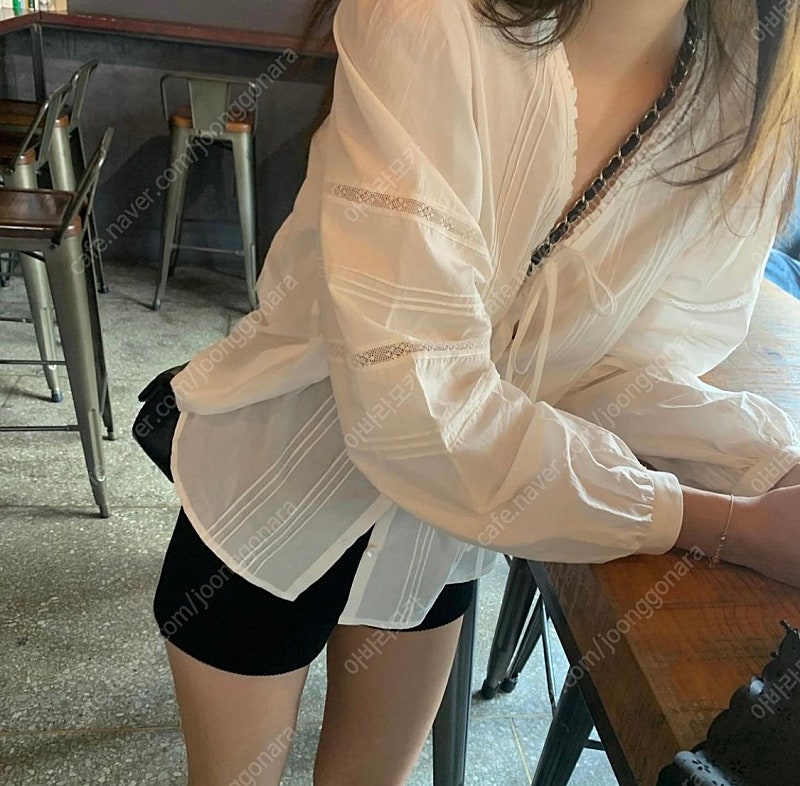 타낫 운포 새상품 풀리아 블라우스T/T Puglia blouse (ivory)