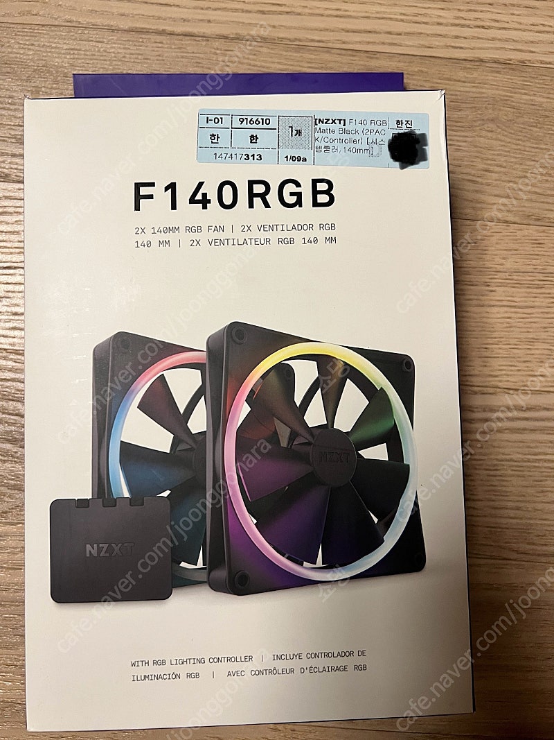 Nzxt F140 RGB 트윈팩 팝니다