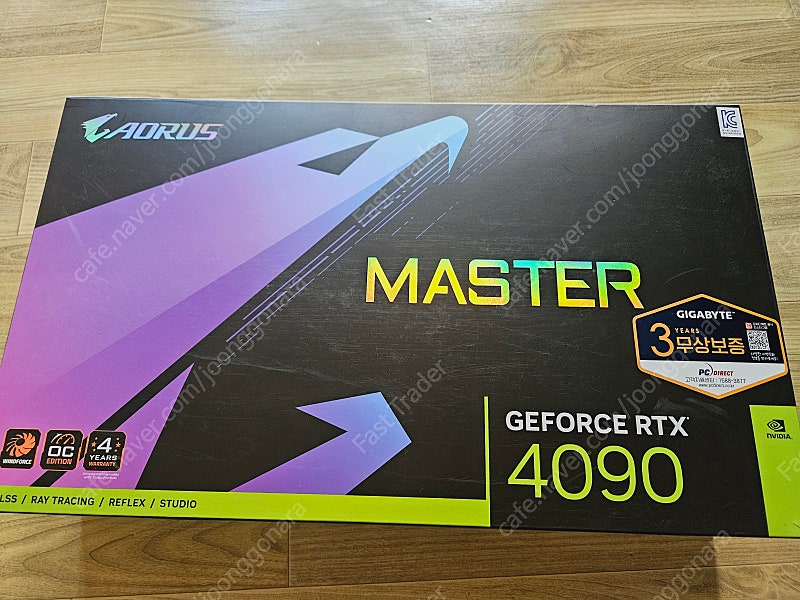 기가바이트 RTX 4090 Aorous Master 판매합니다.