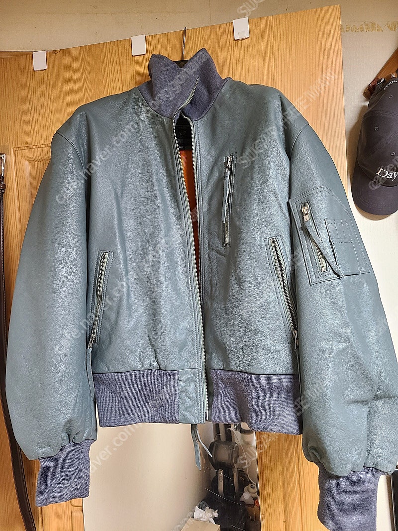 밀텍 Military Surplus Pilot Flight Leather Jacket Mint L/52 판매