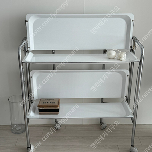 (가격내림) ADT 독일 빈티지 서빙 트롤리 Folding Serving Cart