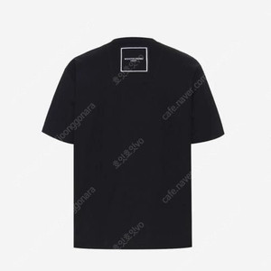 [미개봉] 우영미 스퀘어 라벨 티셔츠 블랙 W223TS01708B